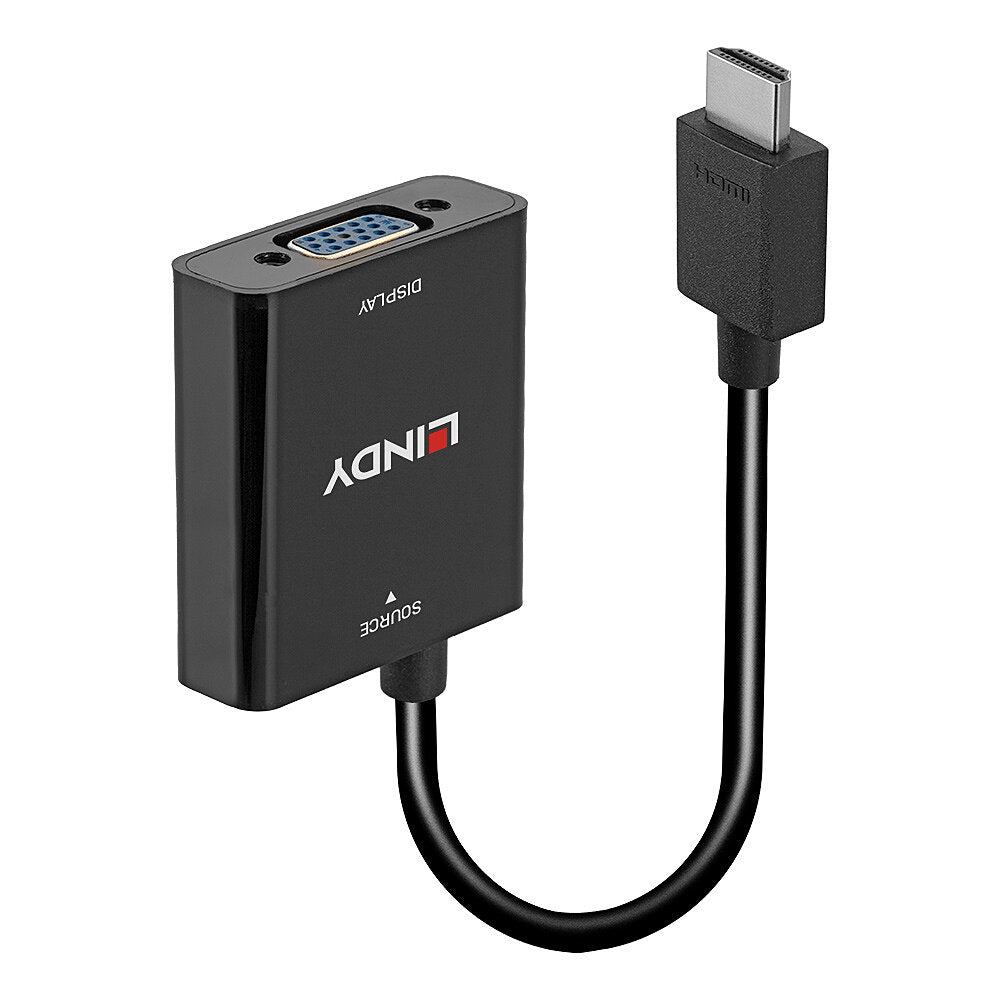 Adaptateur HDMI vers VGA LINDY 38291 Noir