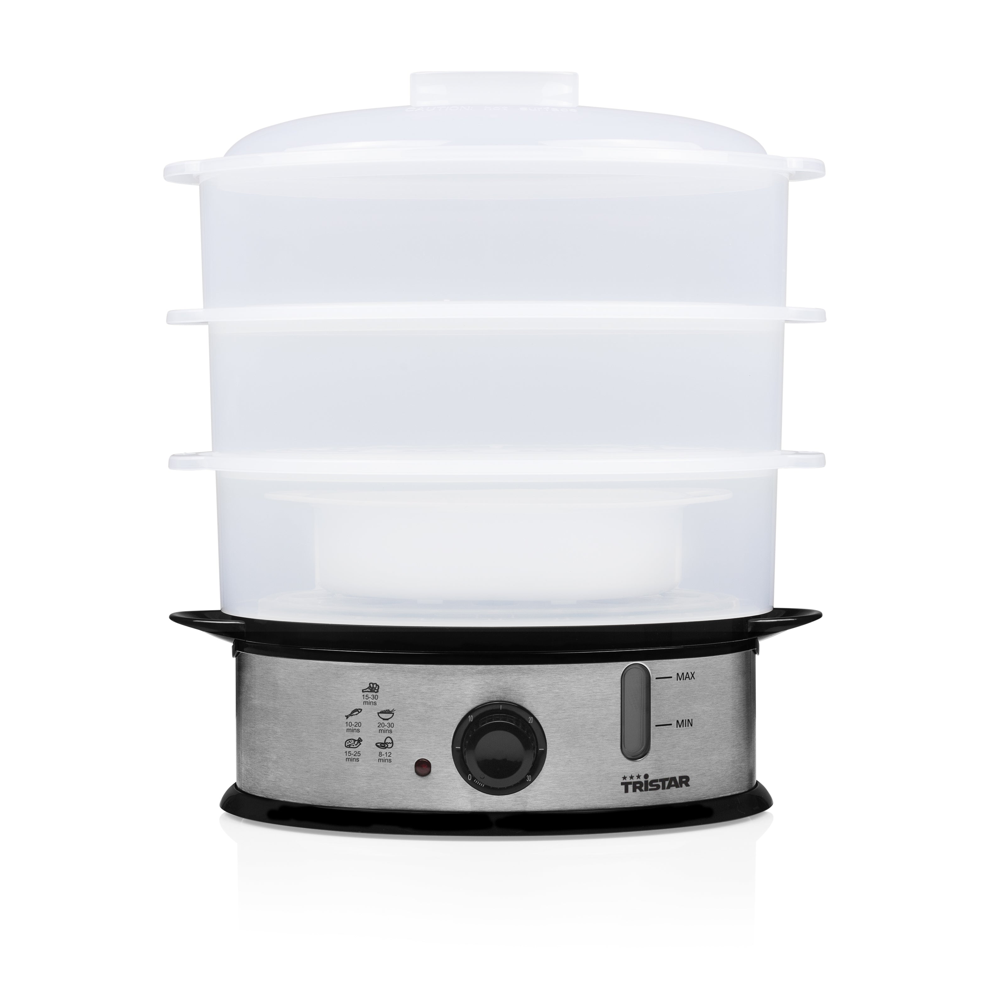 Cuiseur à Vapeur Électrique Tristar VS-3914 12 L 1200W Blanc Plastique 1200 W