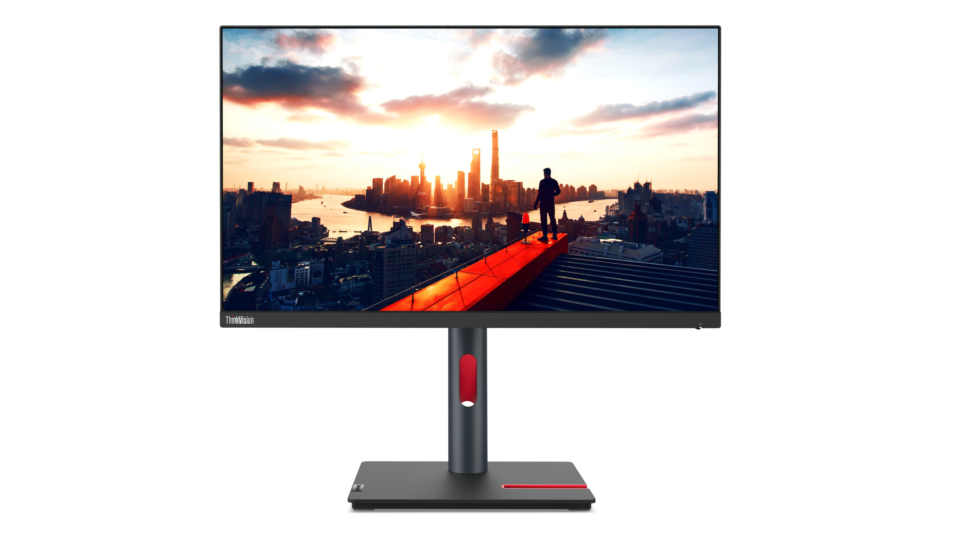 Lenovo ThinkVision P24h-30 - Écran LED - 23.8" (24" visualisable) - 2560 x 1440 QHD @ 60 Hz - IPS - 300 cd/m² - 1000:1 - 4 ms - HDMI, DisplayPort, USB-C - noir corbeau - pour ThinkPad P15 Gen 2 20YQ