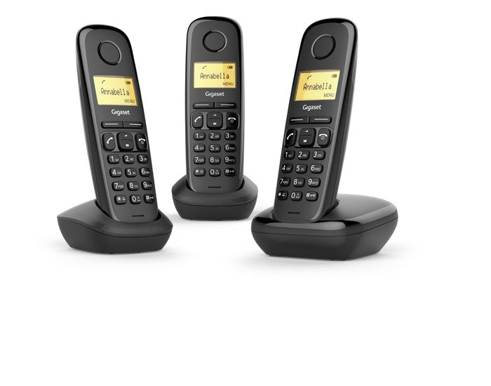 Téléphone Sans Fil Gigaset A170 TRIO 1,5" Noir (3 UDS)