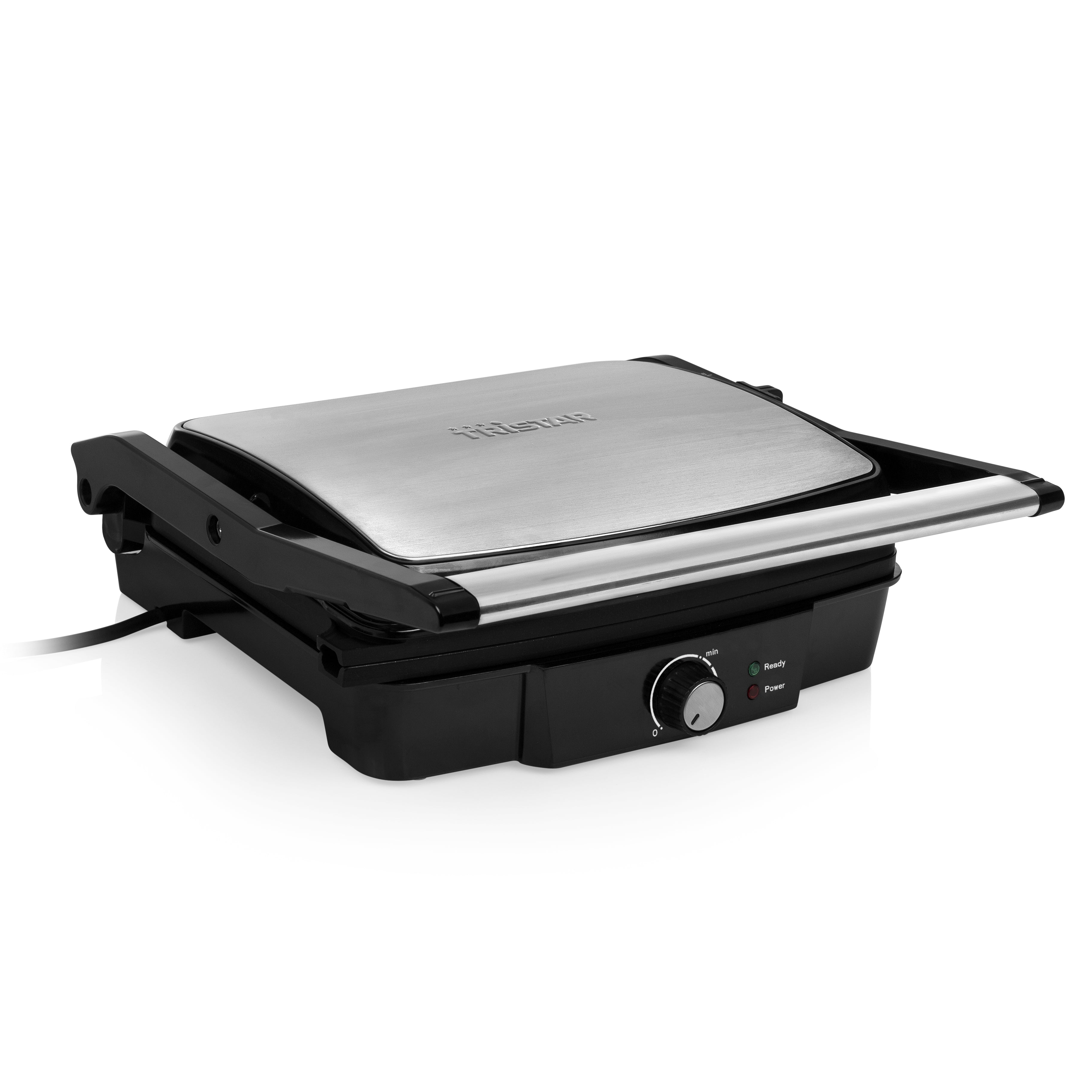 Gril contact Tristar GR-2853 Noir Noir/Argenté 2000 W