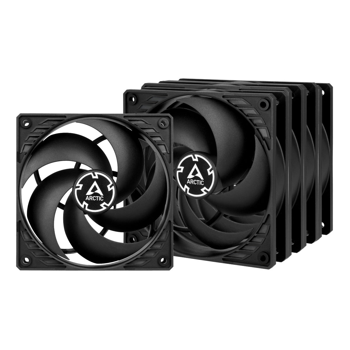 Lot de 5 Ventilateurs de boitier Arctic P12 - 12cm (Noir)