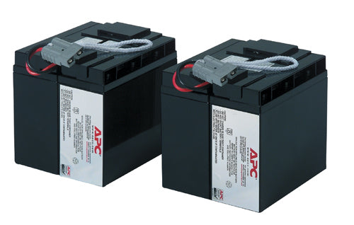 Cartouche de batterie de rechange APC #55 - Batterie d'onduleur - Acide de plomb - 2 cellules - noir - pour P/N: SMT2200C, SMT2200I-AR, SMT2200IC, SMT3000C, SMT3000I-AR, SMT3000IC, SUA3000I-IN