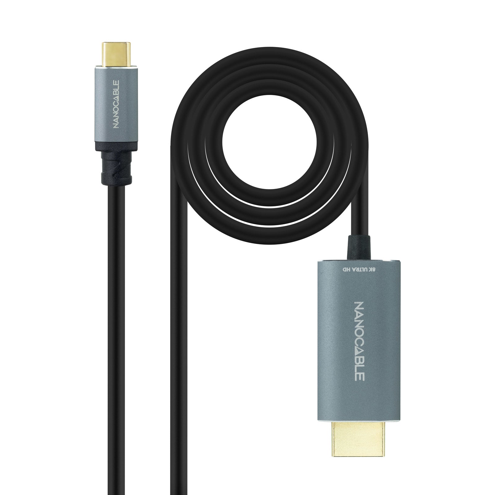 Câble USB-C vers HDMI NANOCABLE 10.15.5162 1,8 m Noir 8K Ultra HD
