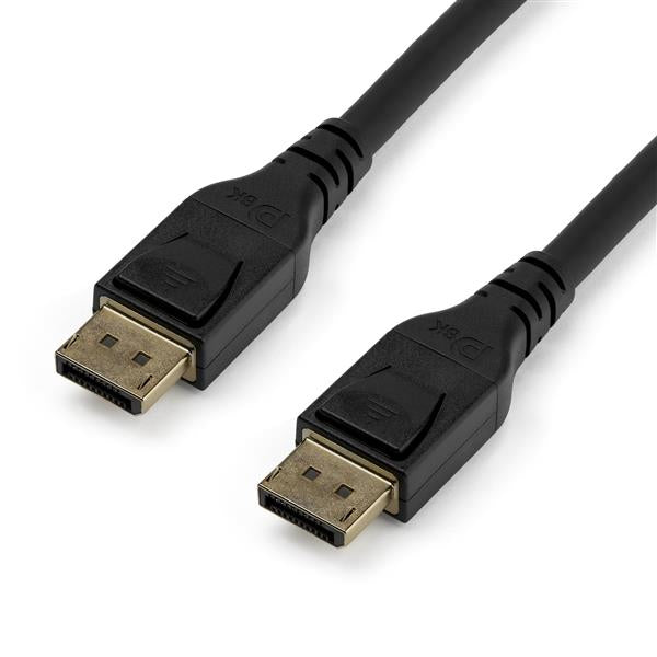 StarTech.com Câble Certifié VESA DisplayPort 1.4 5m - 8K 60Hz HBR3 HDR - Cordon Écran Super UHD DisplayPort vers DisplayPort - Câble Fin Ultra HD 4K 120Hz DP 1.4 M/M Connecteur M/M (DP14MM5M) - Câble DisplayPort - DisplayPort (M) verrouillé pour DisplayPo