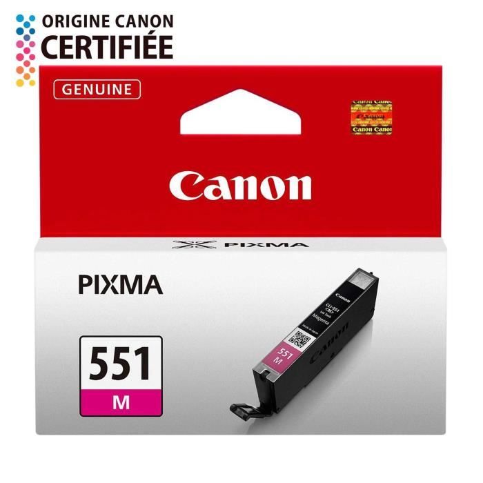 Cartouche d'encre originale Canon CLI-551 M Jaune