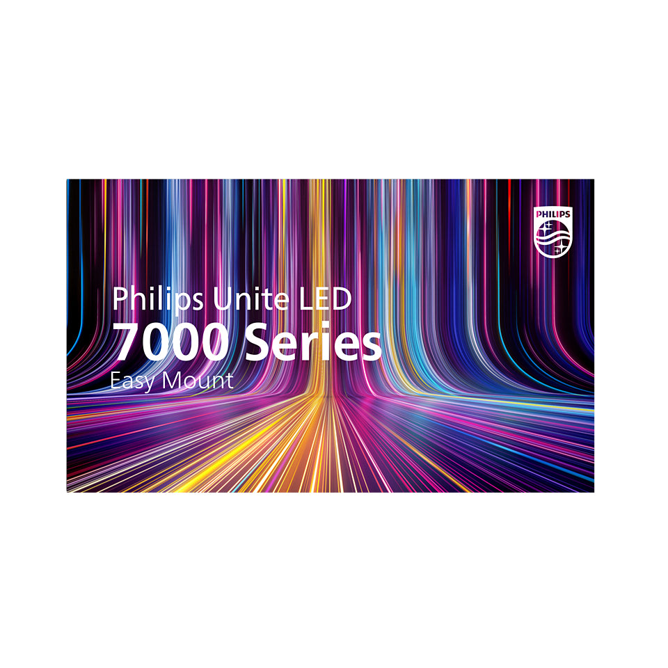 Philips Unite LED 110HDL7012IA - 7000 Series LED-backlit LCD video wall - signalisation numérique - 1920 x 1080 110" - 4 x 55" 240 x 135 (unité LED) / 960 x 540 (armoire) par unité - 3-en-1 1010 - Direct View LED