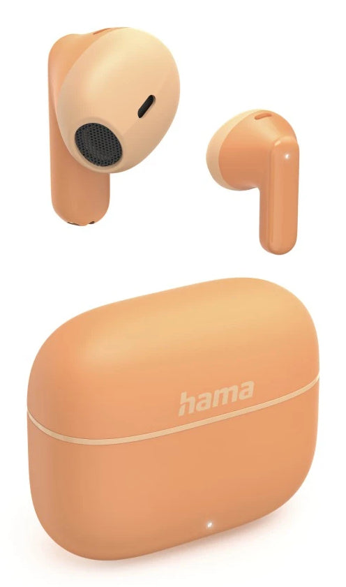 Écouteurs Sans Fil avec Étui de Charge Hama 00221757 Orange