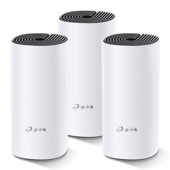 TP-Link DECO M4 - Système Wi-Fi - (3 routeurs) - maillage 1GbE - Wi-Fi 5 - Bi-bande
