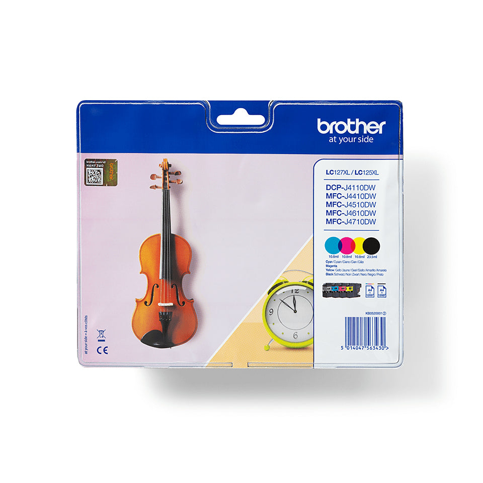 Cartouche d'encre originale Brother LC127XLVALBP