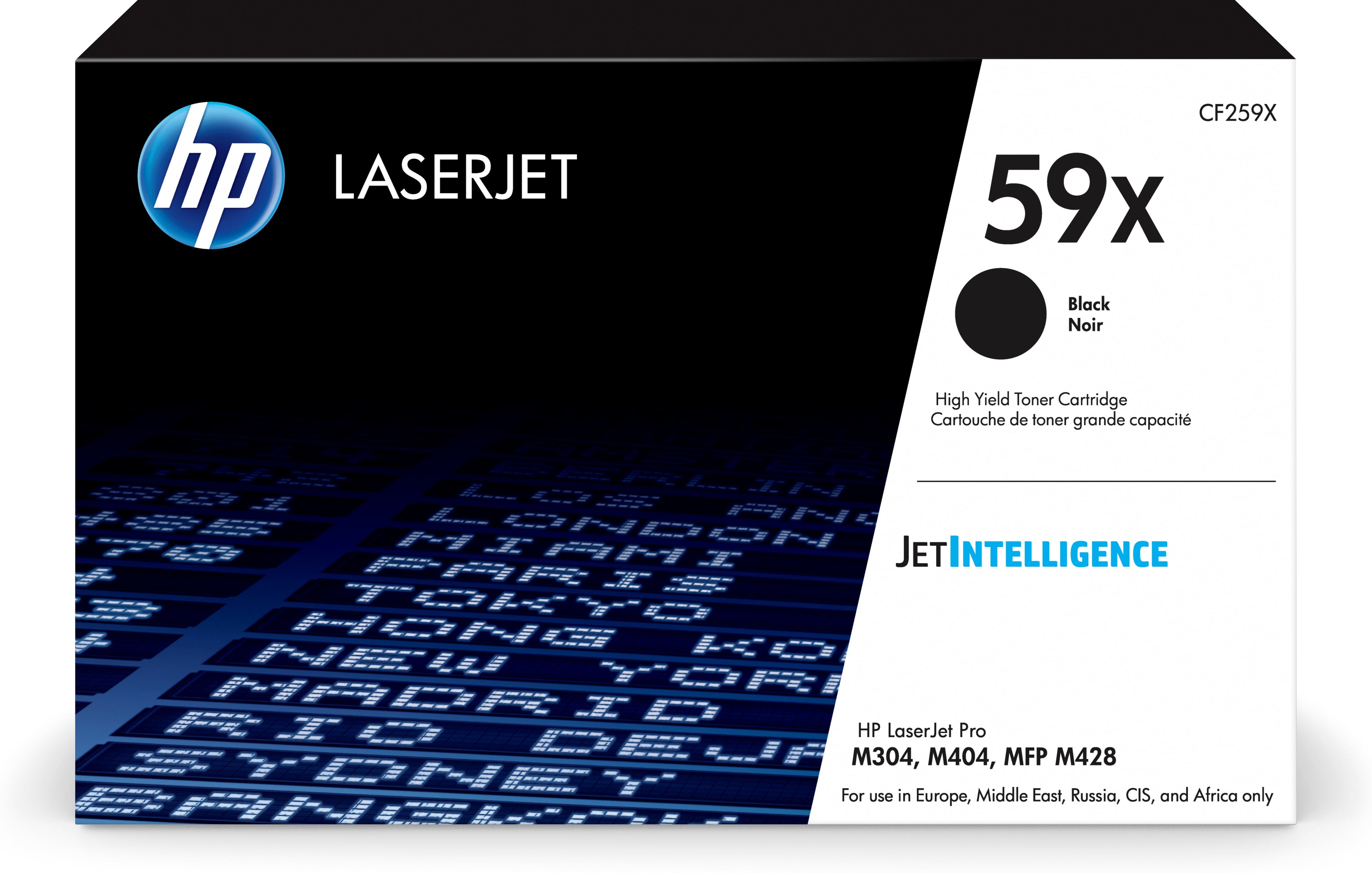 HP 59X - À rendement élevé - noir - original - LaserJet - cartouche de toner (CF259X) - pour LaserJet Pro M304a, M404dn, M404dw, M404n, M428fdw