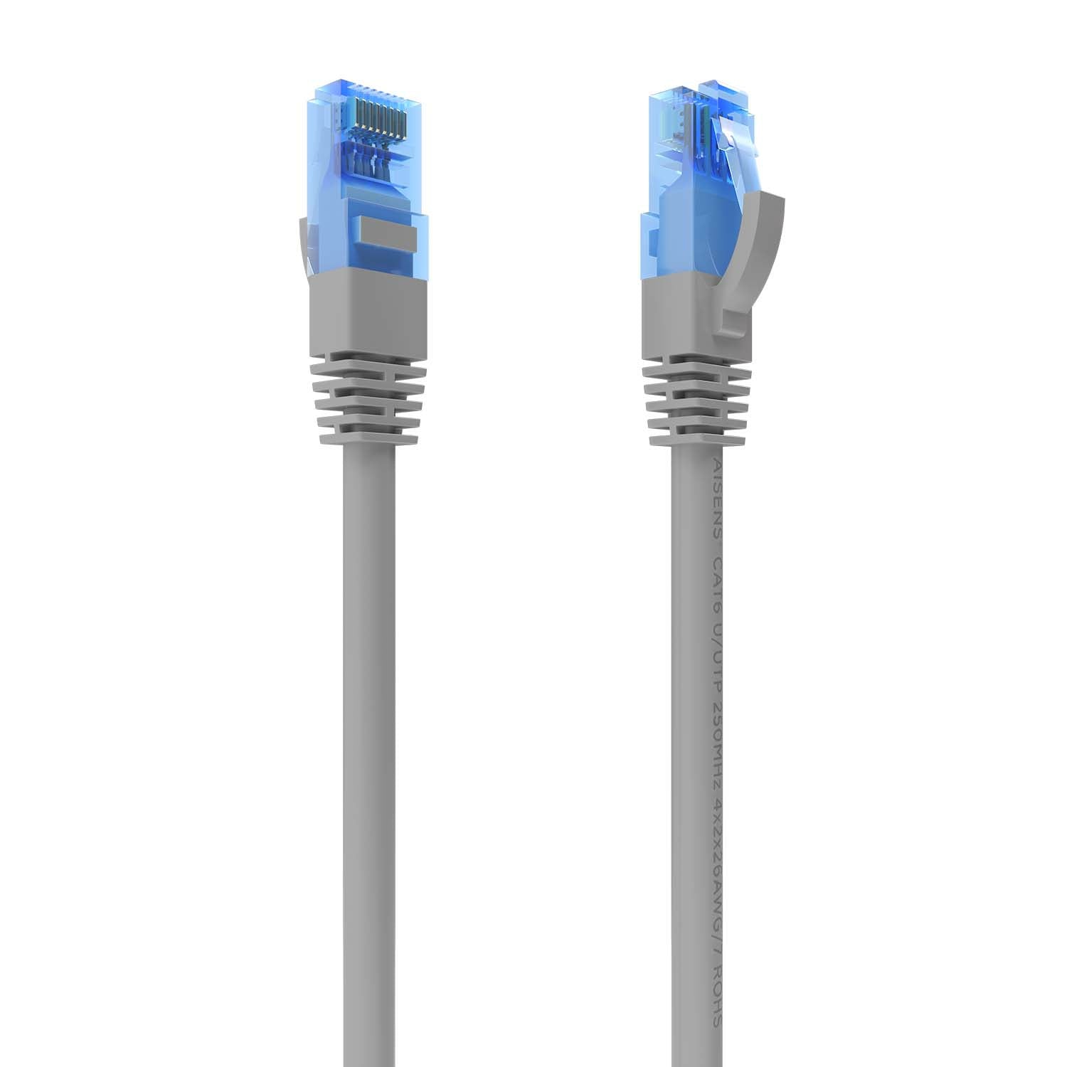 Câble Réseau Rigide UTP 6ème Catégorie Aisens AWG26 Gris 20 m