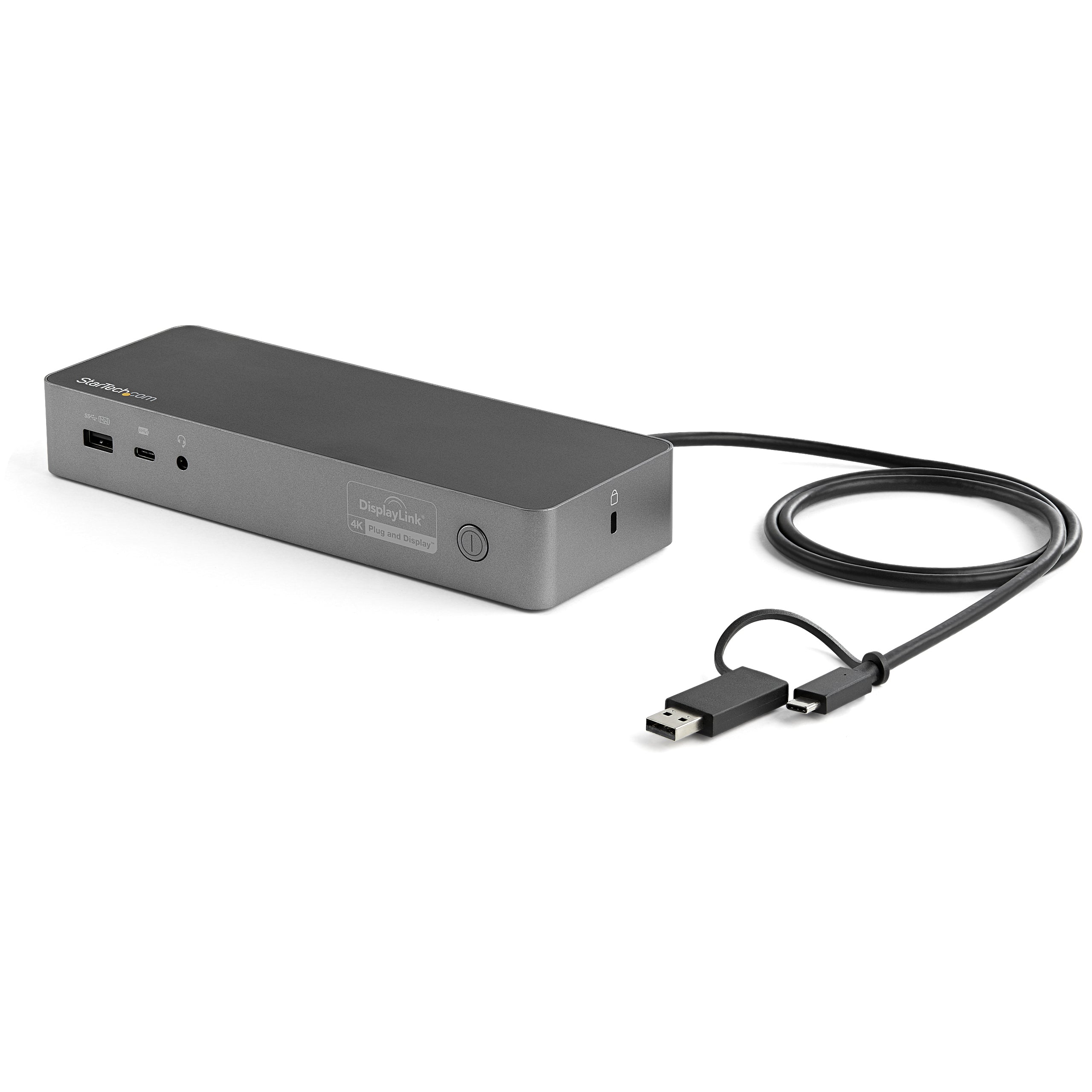 StarTech.com Station d'accueil USB Type-C/A à 2 écrans - PD 100W - Windows, macOS, Chrome OS - 2x DP, 2x HDMI - DK30C2DPEPUE - Station d'accueil - USB-C - 2 x HDMI, 2 x DP - 1GbE - 170 Watt