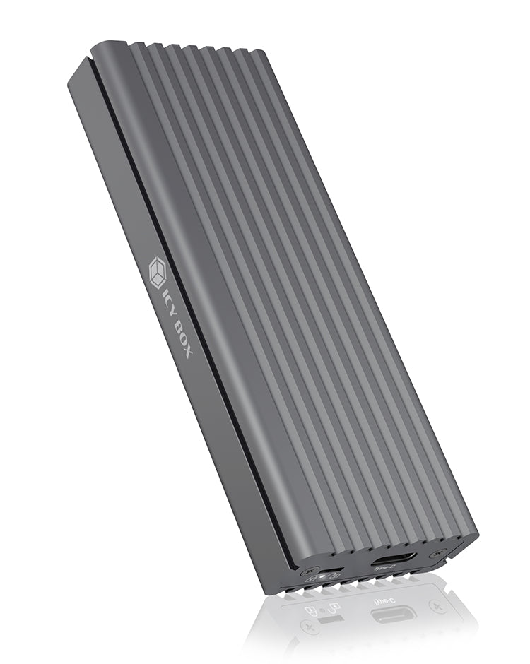 Boitier externe USB 3.1 Icy Box IB-1817M-C31 - NVMe M.2 Type 2280 (Gris)