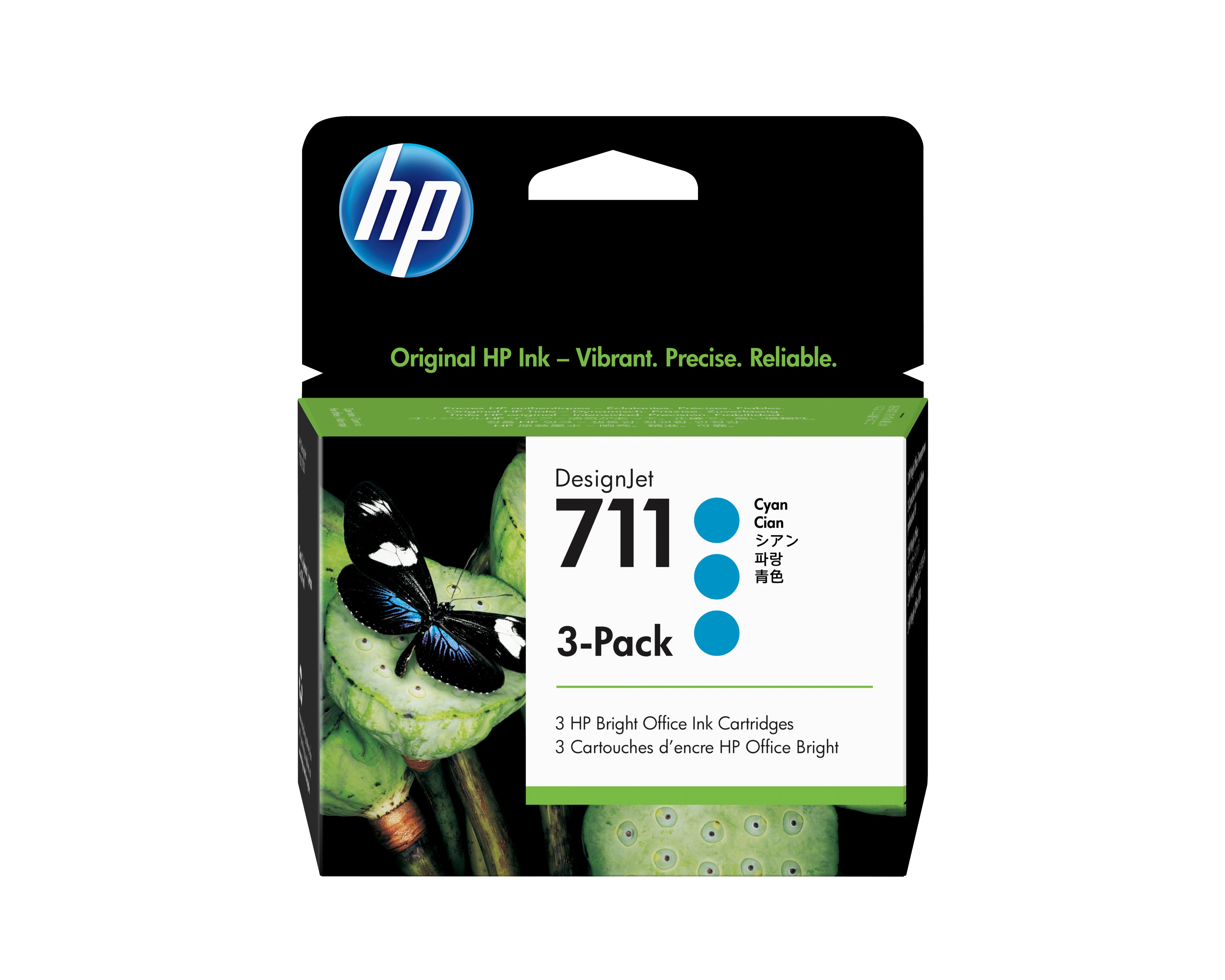 Cartouche d'encre originale HP 711 Cyan