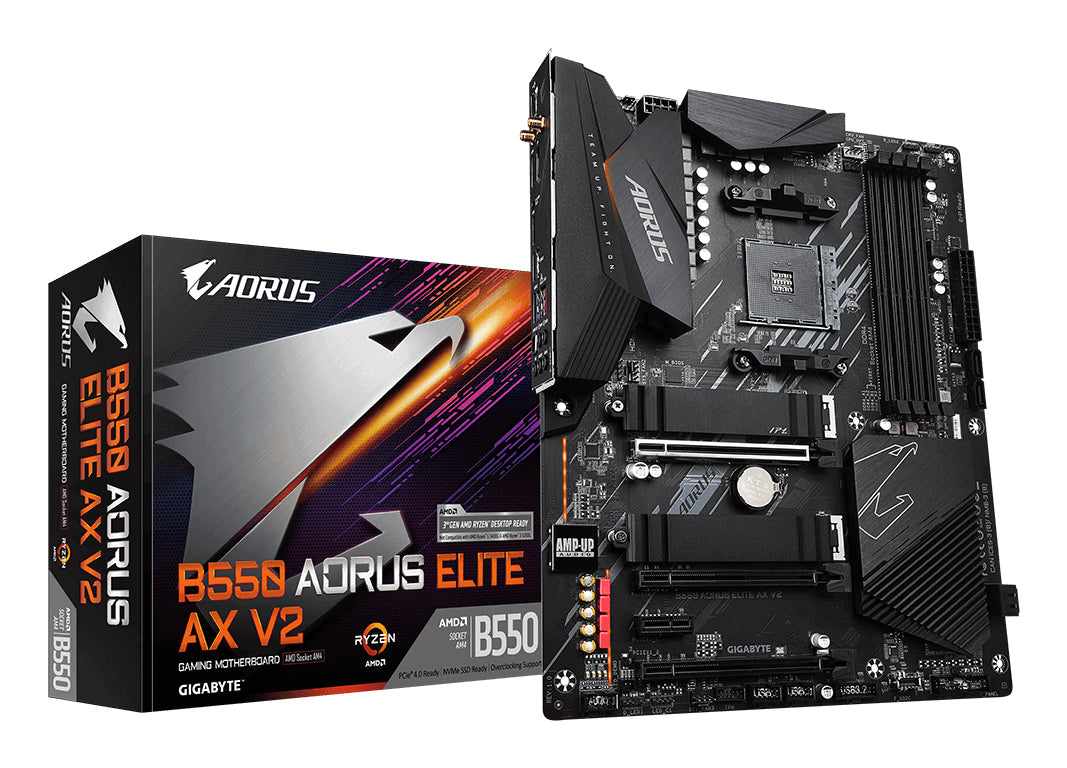 Carte Mère Gigabyte B550 Aorus Elite AX v2 (AM4)