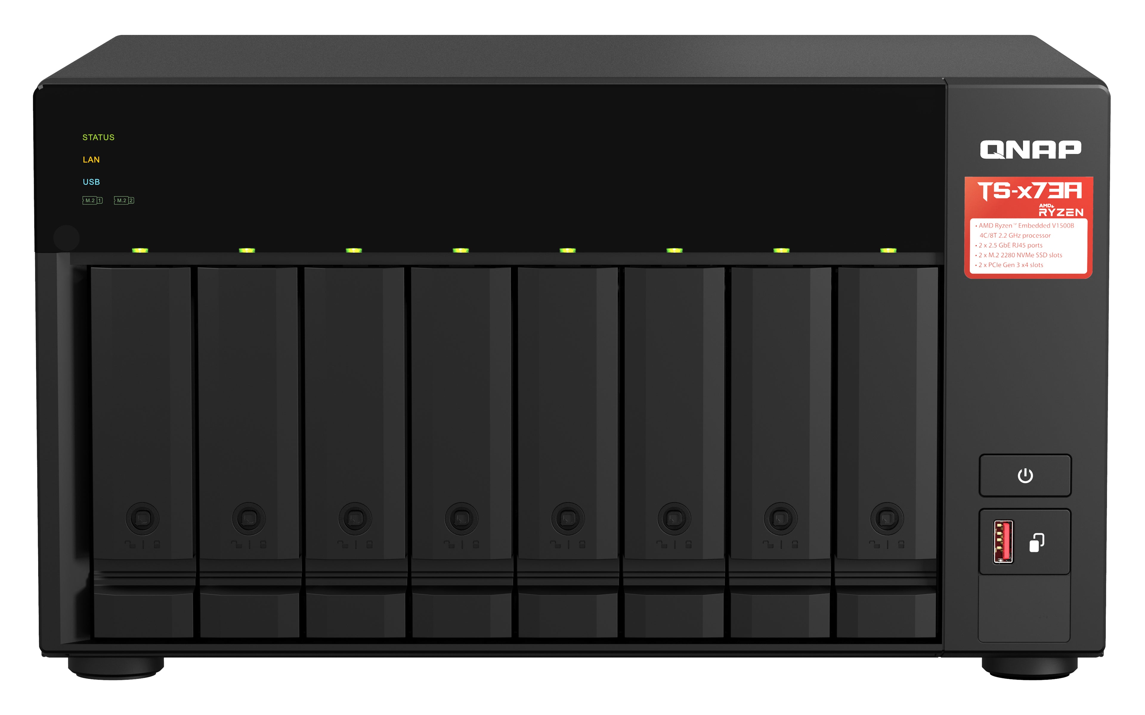 Serveur Nas Qnap TS-873A-8G Tour