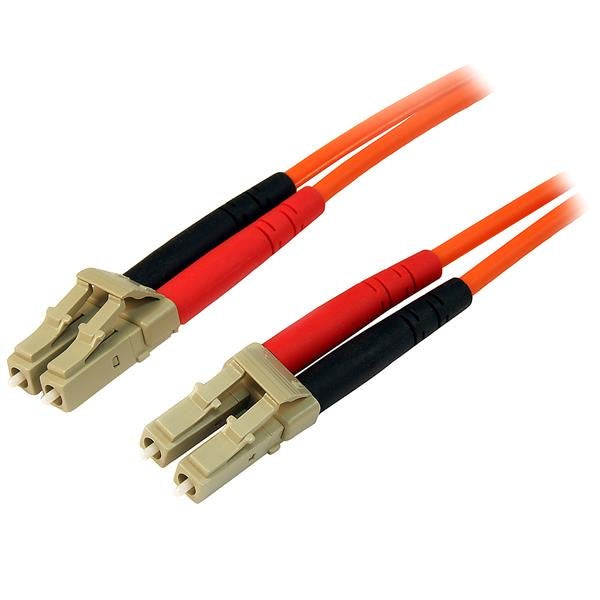 StarTech.com Câble patch à fibre optique duplex 50/125 multimode 15 m LC - LC - Câble réseau - LC multi-mode (M) pour LC multi-mode (M) - 15 m - 15 m - fibre optique - duplex - 50 / 125 microns - orange