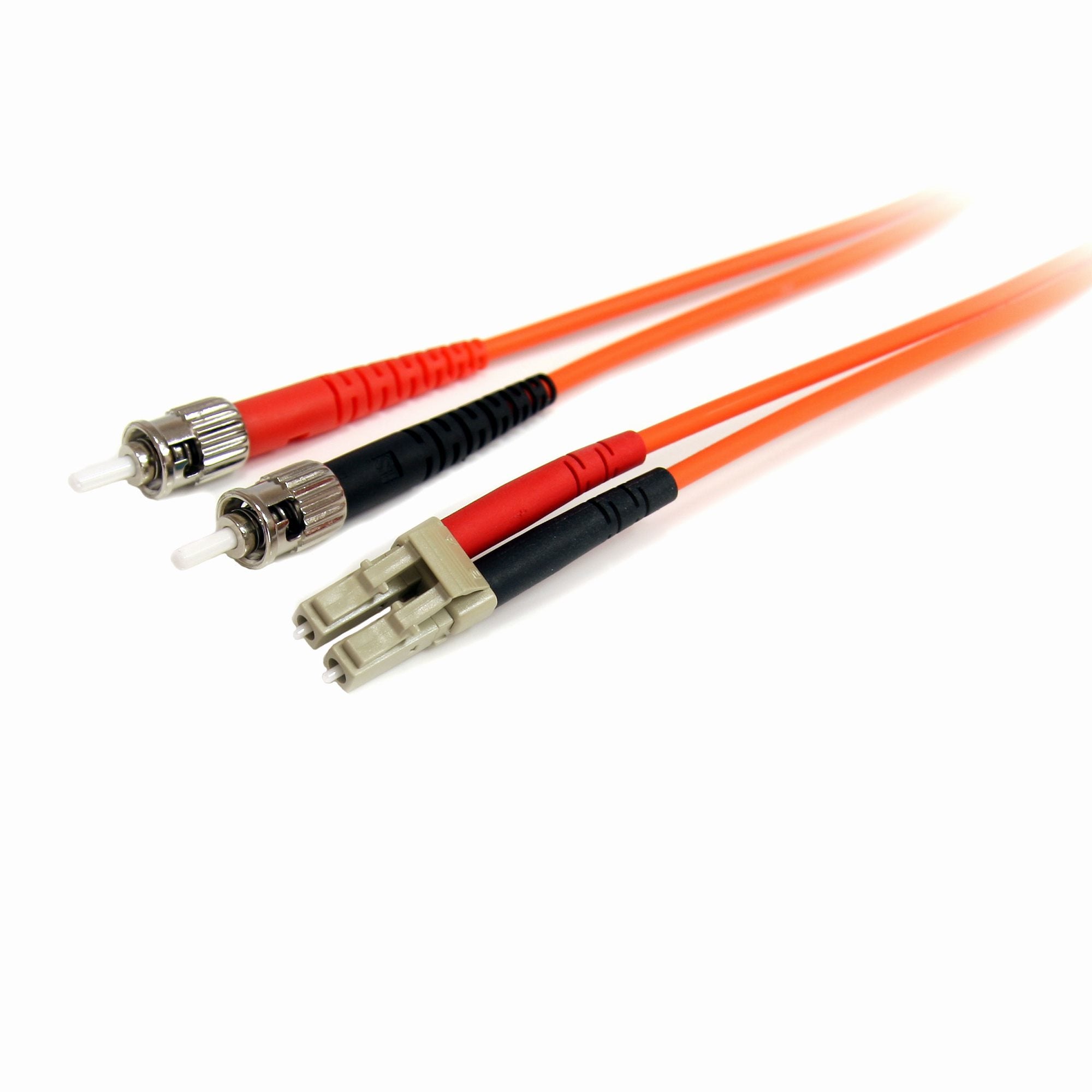 StarTech.com Câble patch à fibre optique duplex 62,5/125 multimode 1 m LC - ST - Cordon de raccordement - LC multi-mode (M) pour ST multi-mode (M) - 1 m - 1 m - fibre optique - duplex - 62,5 / 125 microns - orange