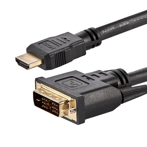 Adaptateur HDMI vers DVI Startech HDMIDVIMM6           Noir