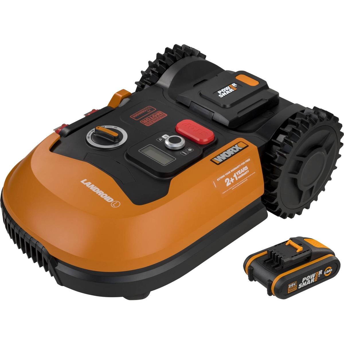 Vejos robotas Worx Landroid L800; 20 V; 1x2,0 Ah akum.