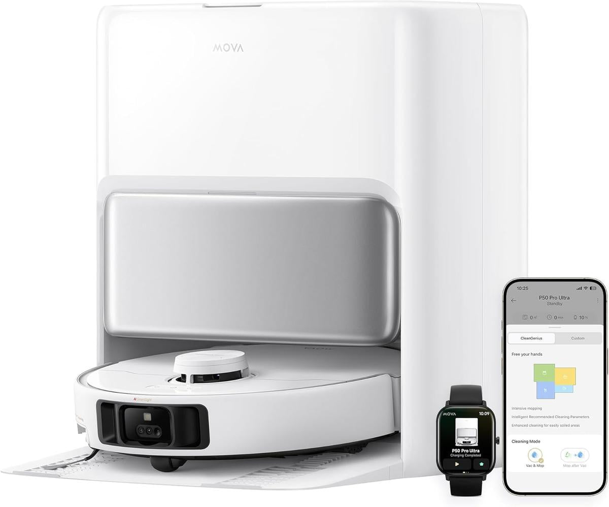 MOVA Tech P50 Pro Ultra Bagless White