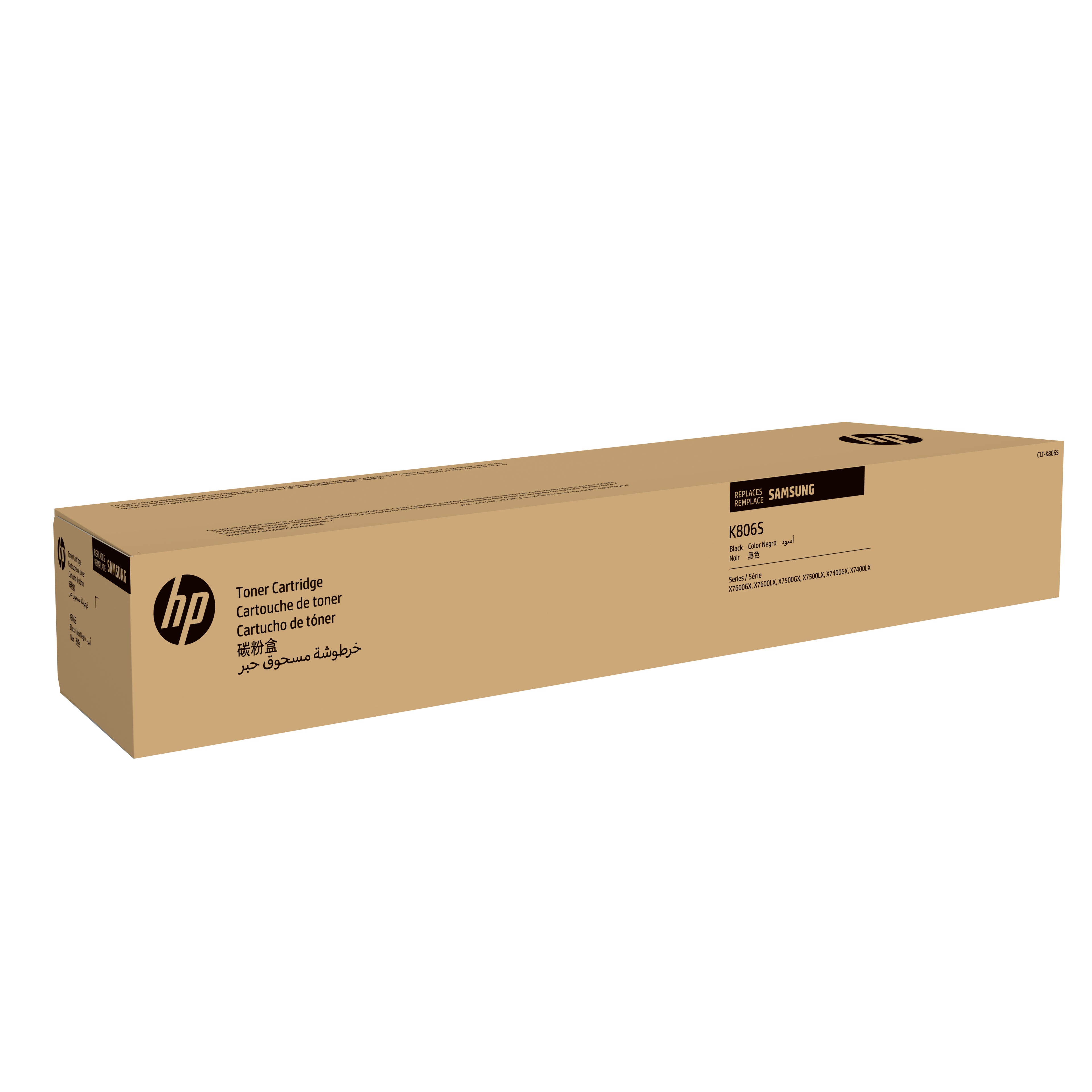 HP CLT-K806S - Noir - original - cartouche de toner (SS593A) - pour Samsung SL-K703, SL-X703, SL-X706; MultiXpress SL-X704, SL-X7400, SL-X7500, SL-X7600