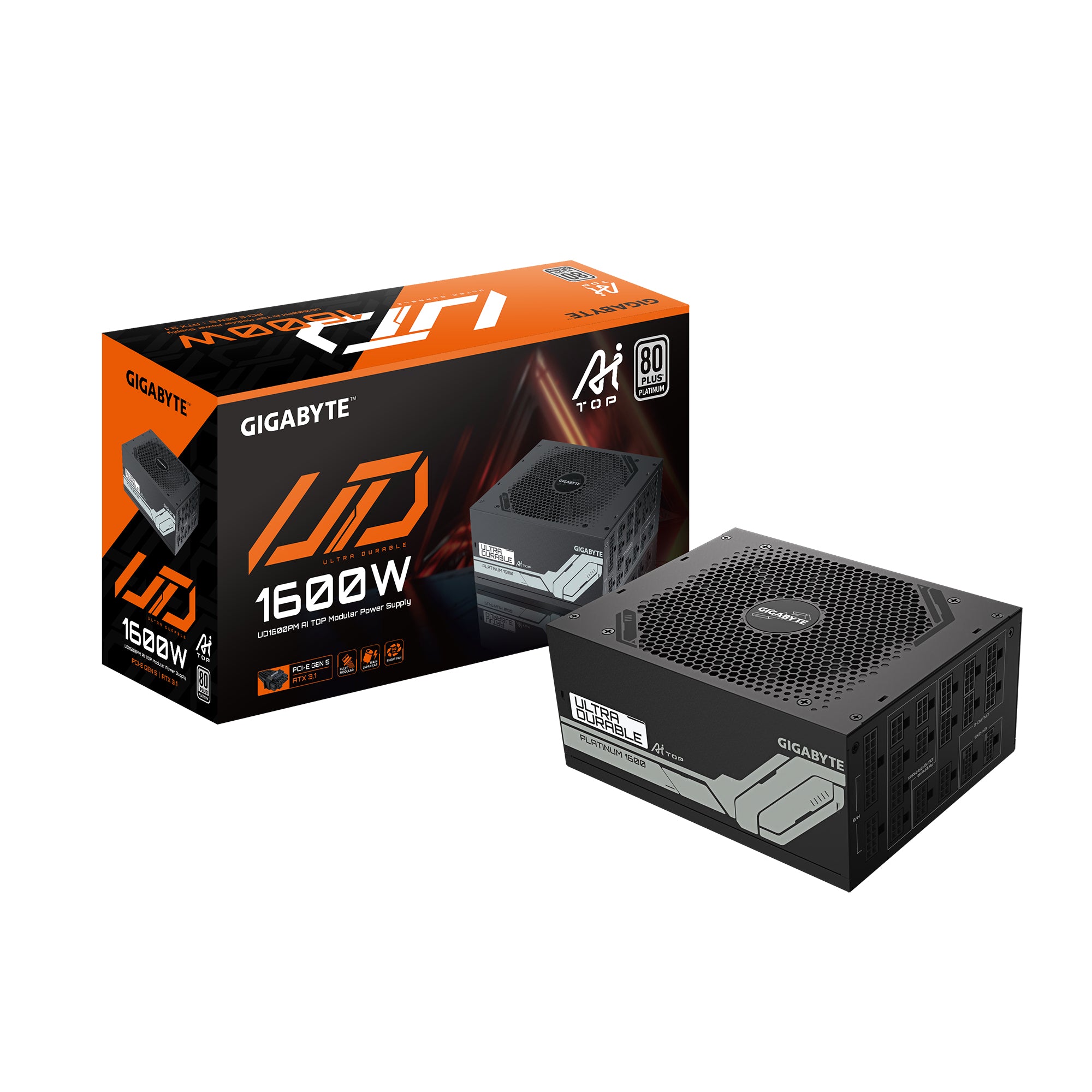 Bloc d’Alimentation Gigabyte GP-UD1600PM-PG5 1600 W ATX 80 PLUS Platinum