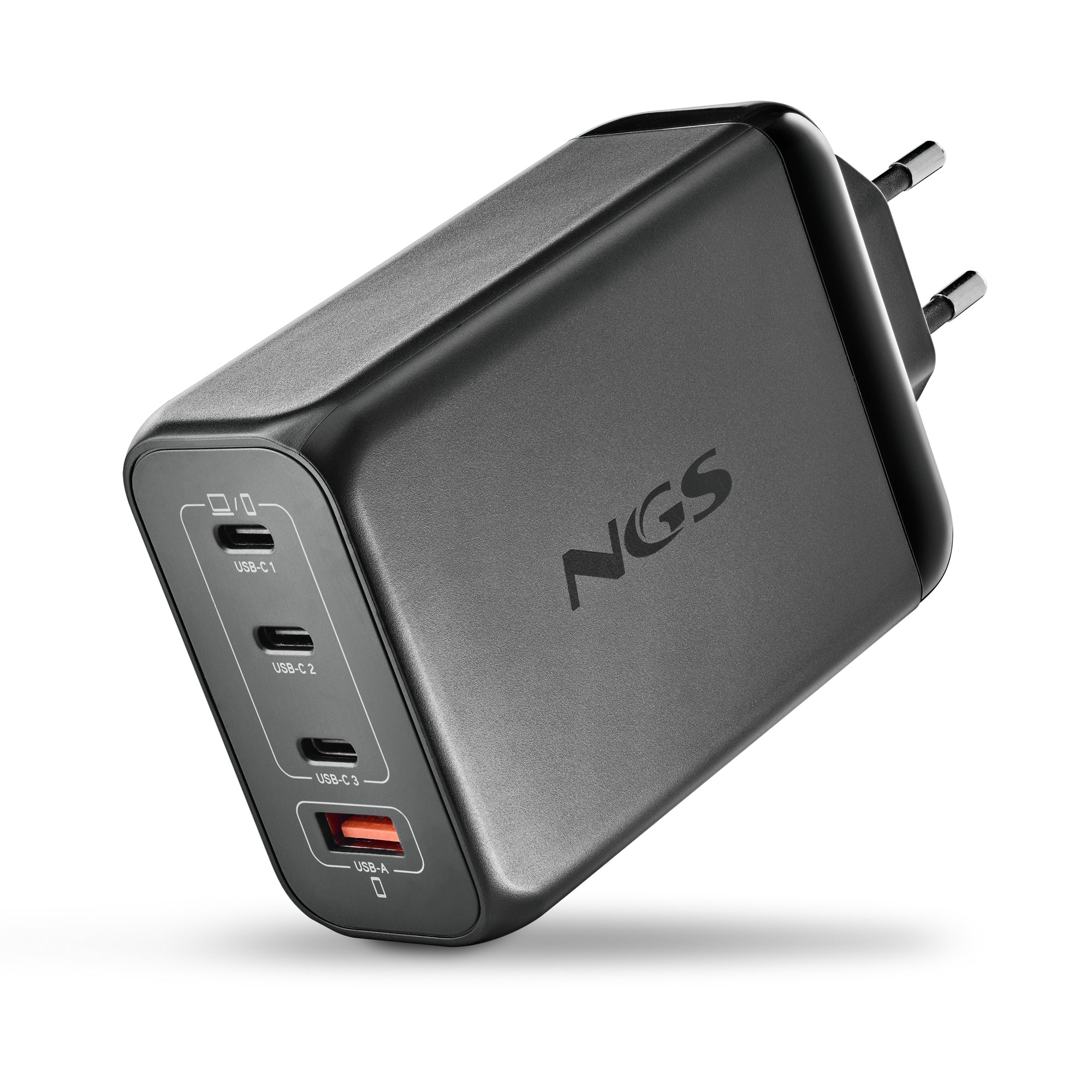 Chargeur secteur NGS Bud 3x USB-C + 1x USB-A 240W (Noir)