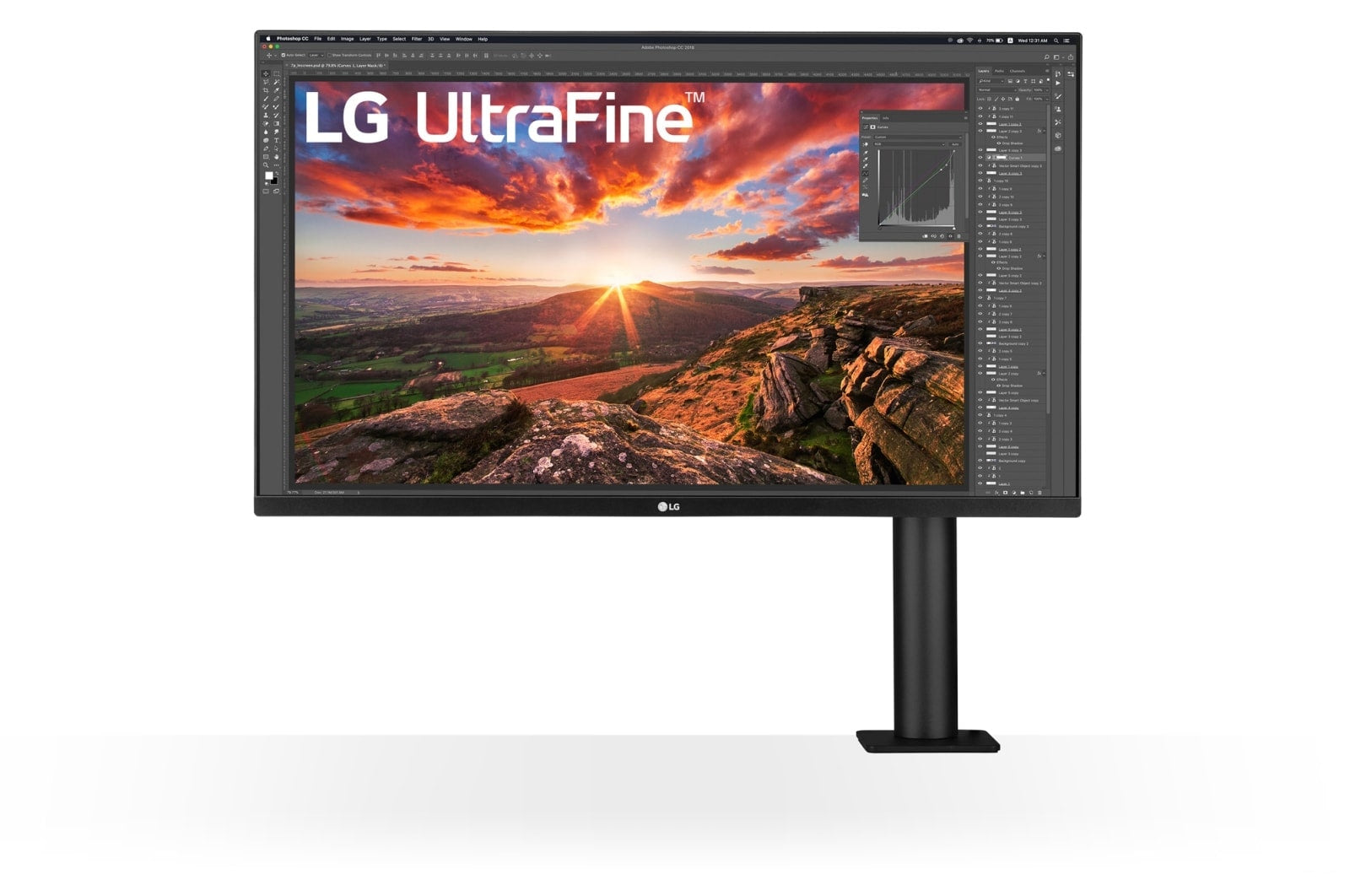 LG UltraFine Ergo 32UN880K-B - Écran LED - 32" (31.5" visualisable) - 3840 x 2160 4K UHD (2160p) @ 60 Hz - IPS - 350 cd/m² - 1000:1 - HDR10 - 5 ms - 2xHDMI, DisplayPort, USB-C - haut-parleurs