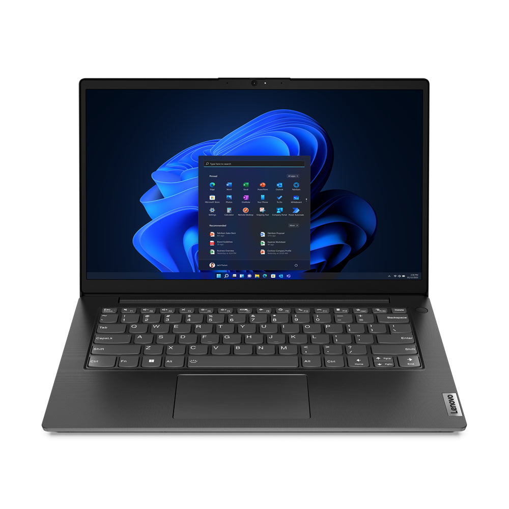 Lenovo V14 G4 IRU 83A0 - Intel Core i3 - i3-1315U / jusqu'à 4.5 GHz - Win 11 Pro - UHD Graphics - 8 Go RAM - 256 Go SSD NVMe - 14" TN 1920 x 1080 (Full HD) - Gigabit Ethernet - Wi-Fi 5 - noir business - clavier : Français