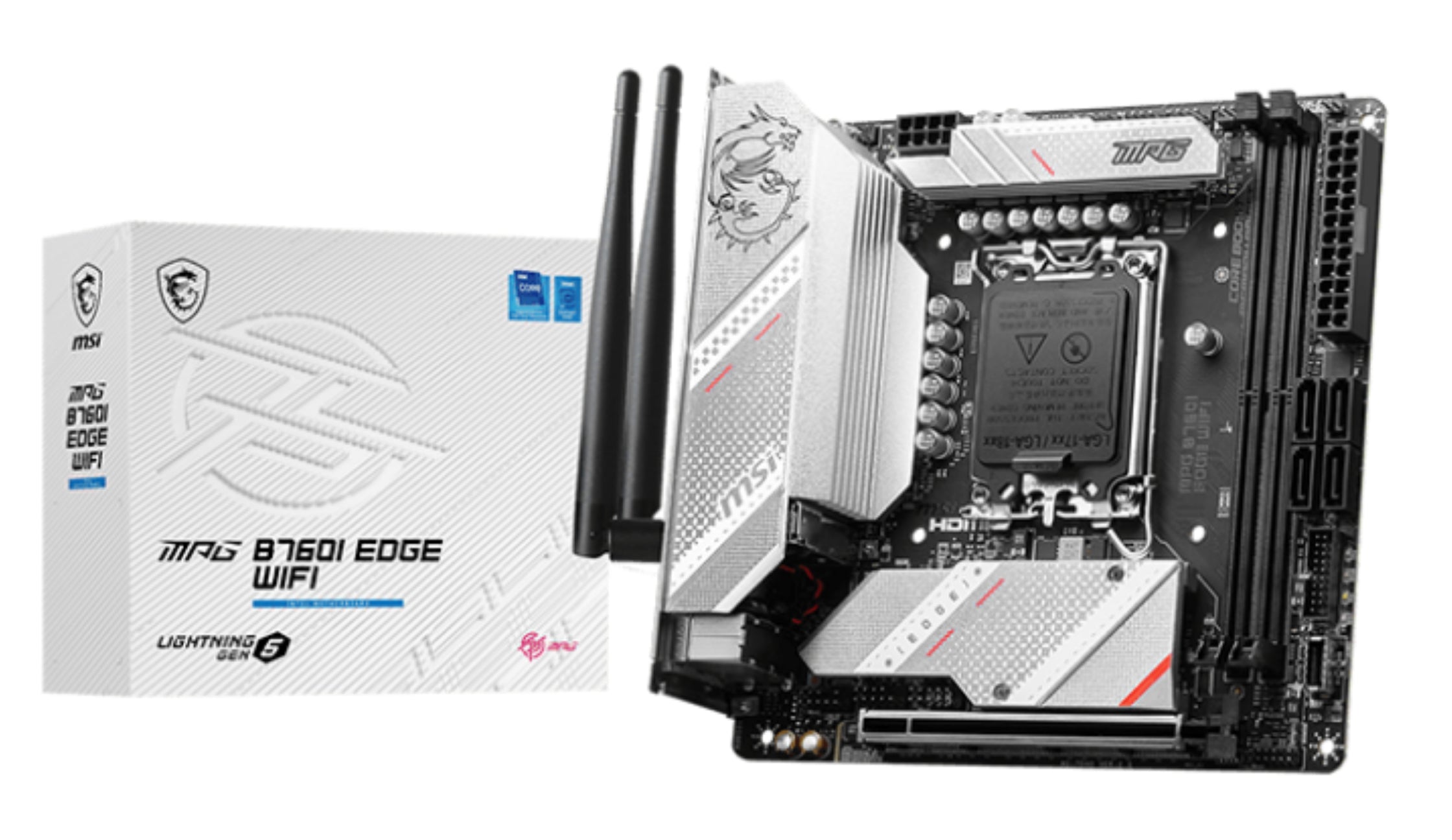 Carte Mère MSI MPG B760I Edge WiFi DDR5 (Intel LGA 1700) Mini ITX