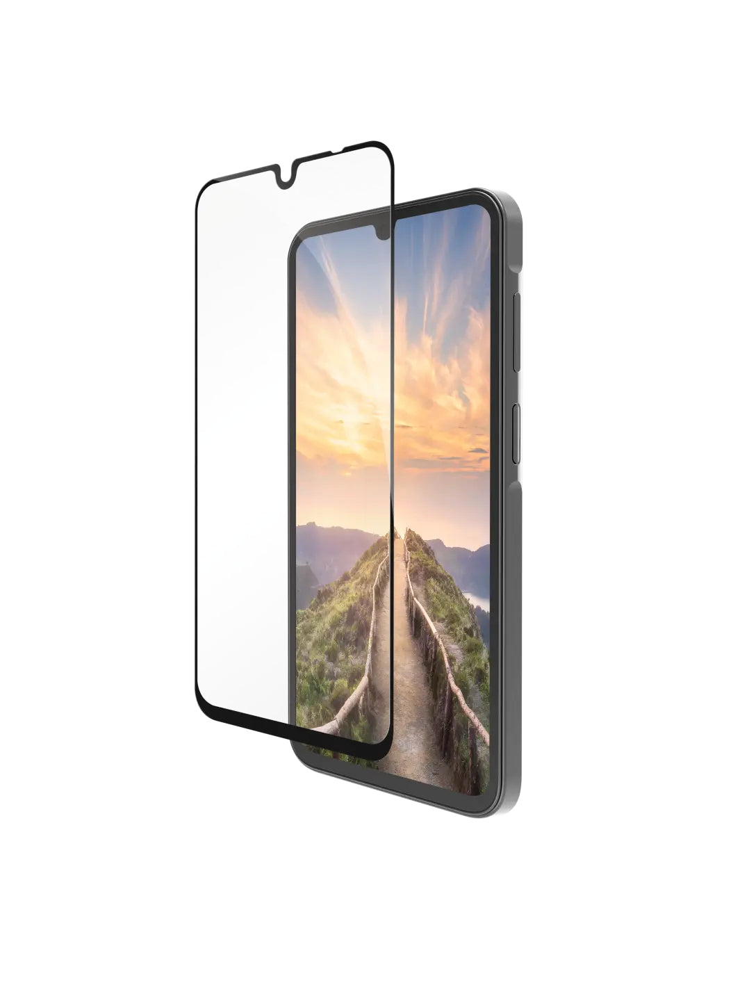 dbramante1928 Eco-shield - Protection d'écran pour téléphone portable - couleur de cadre noir - pour Samsung Galaxy A16, A16 5G, A17, A17 5G