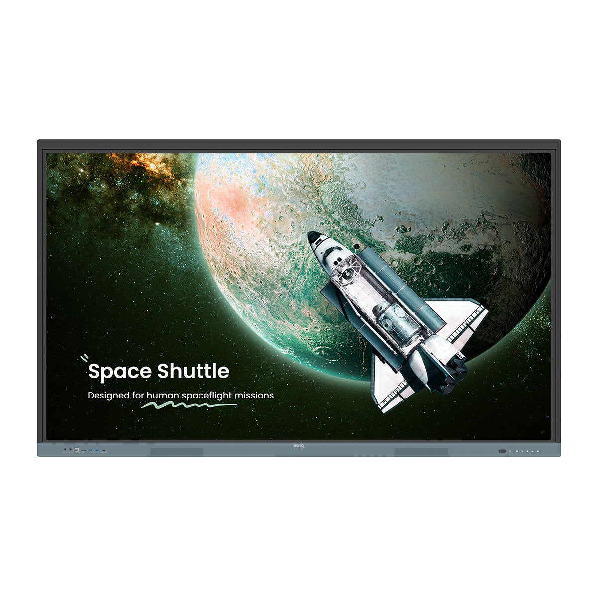 BenQ Board Essential RE7504 - Classe de diagonale 75" RE04 Series écran LCD rétro-éclairé par LED - éducation - avec écran tactile (multi-touches) - Android - 4K UHD (2160p) 3840 x 2160 - LED à éclairage direct