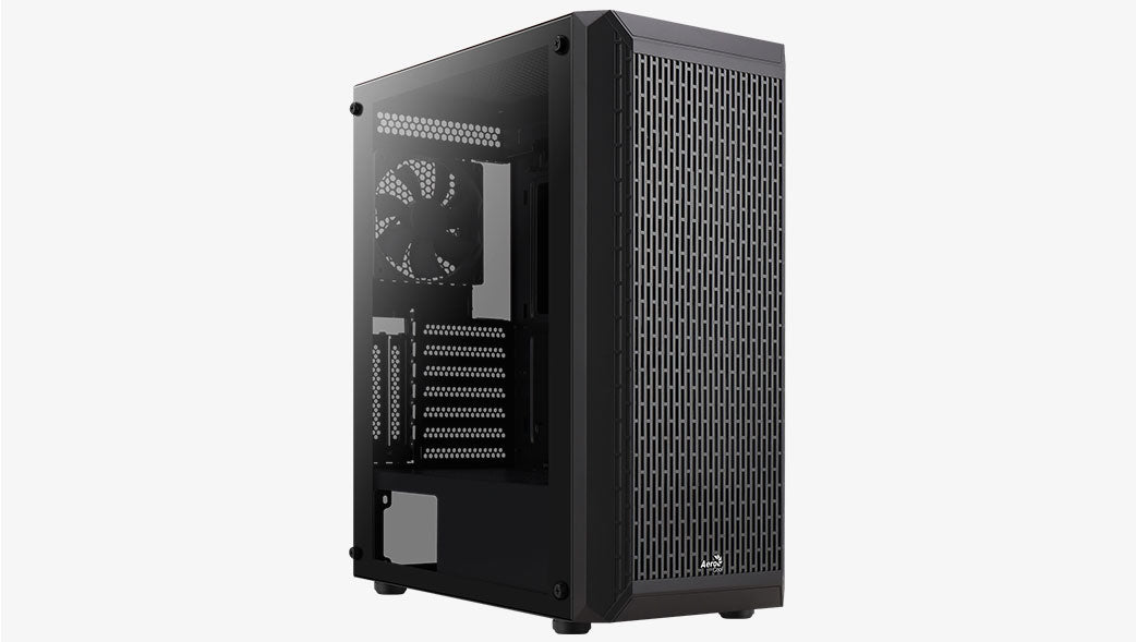 Boitier Moyen Tour ATX AeroCool Beam v1 RGB avec panneaux vitrés (Noir)