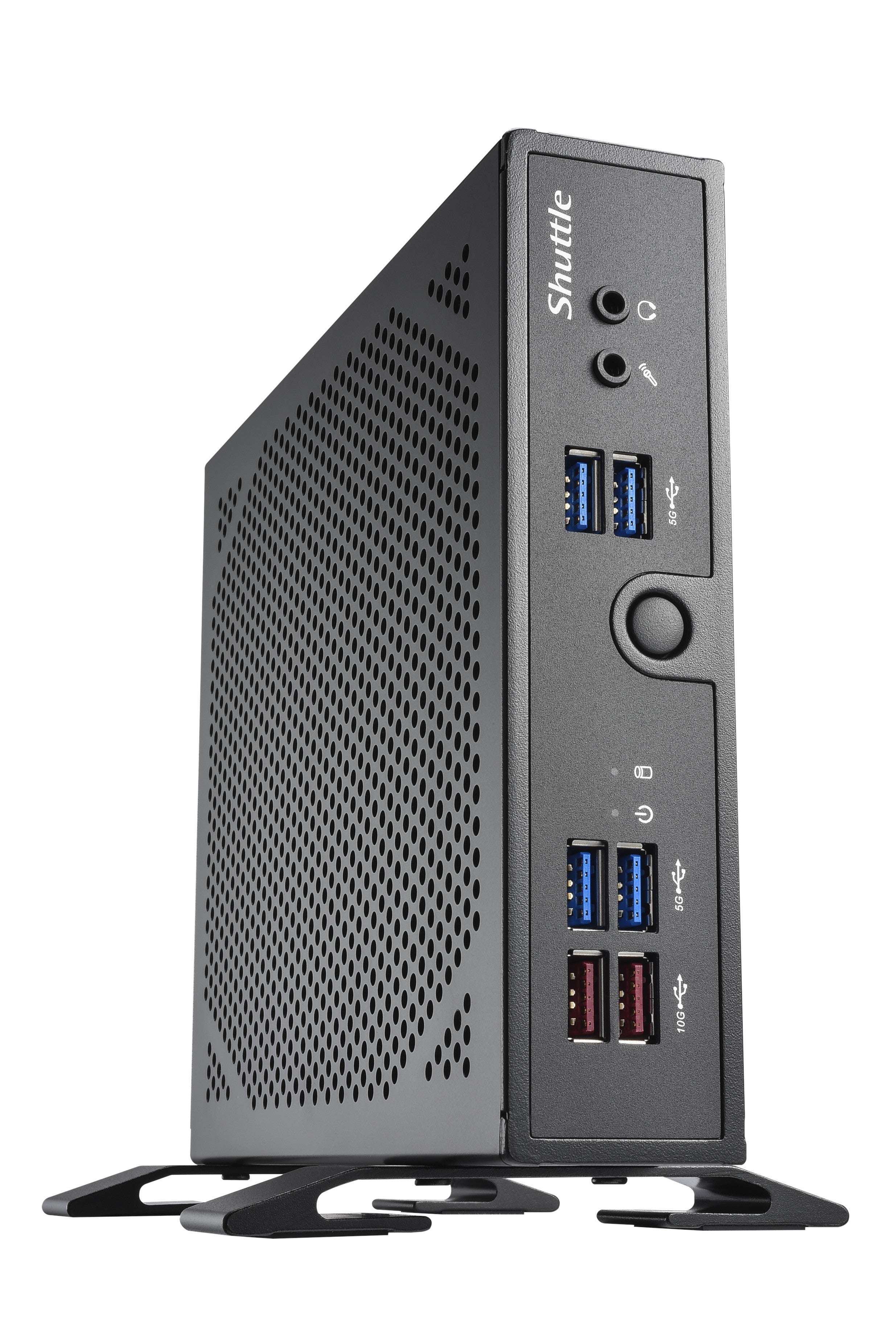 Shuttle XPC slim DS50U5 - Barebone - Slim-PC 1 x Core i5 1335U / jusqu'à 4.6 GHz - RAM 0 Go - UHD Graphics - Gigabit Ethernet, 2.5 Gigabit Ethernet - noir