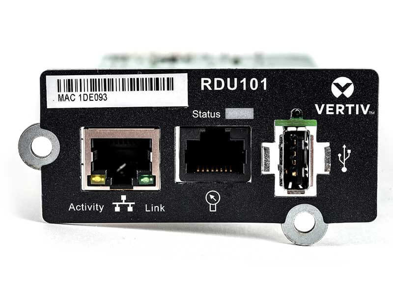 Carte Réseau Vertiv RDU101