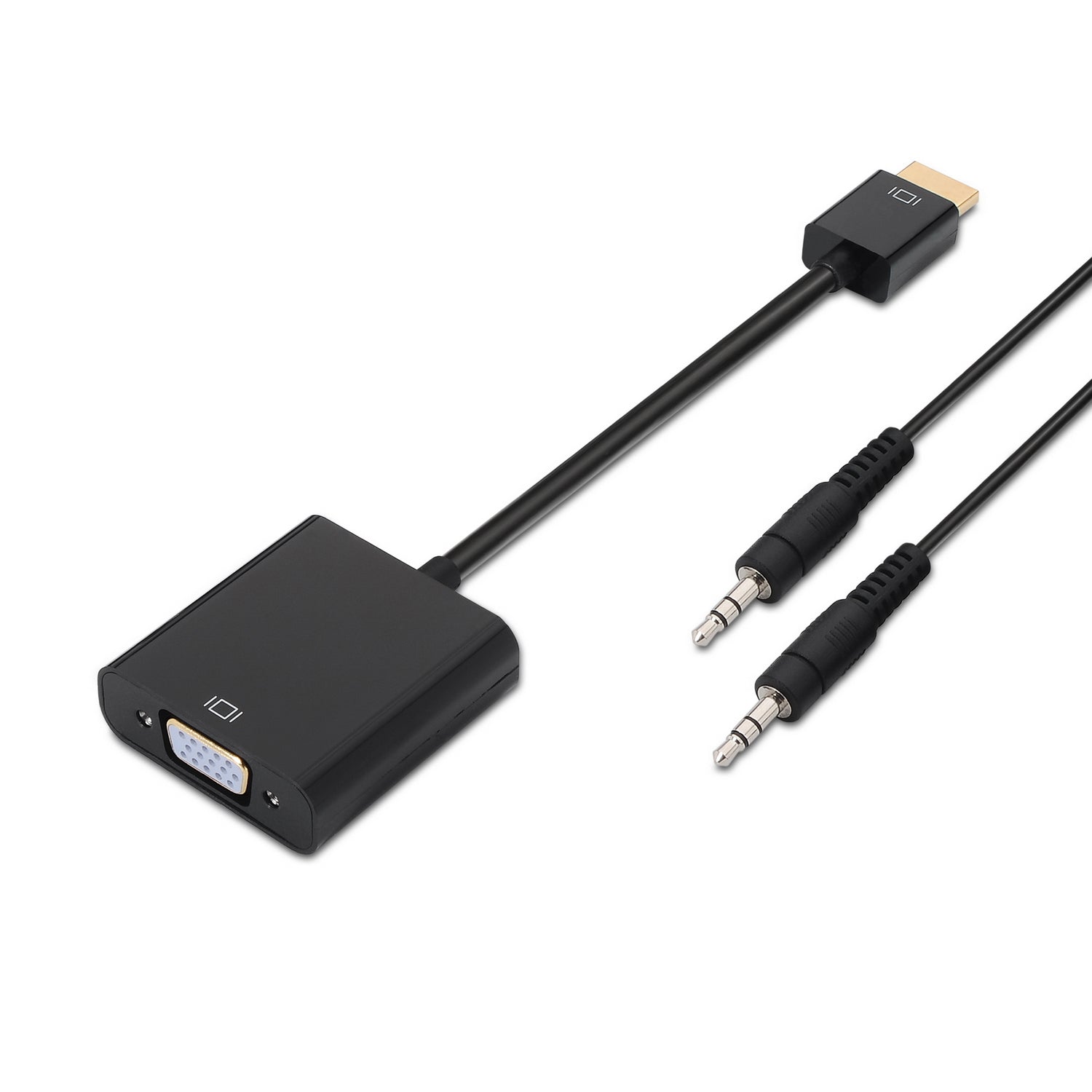 Adaptateur HDMI vers SVGA avec Audio Aisens A122-0126 Noir 10 cm