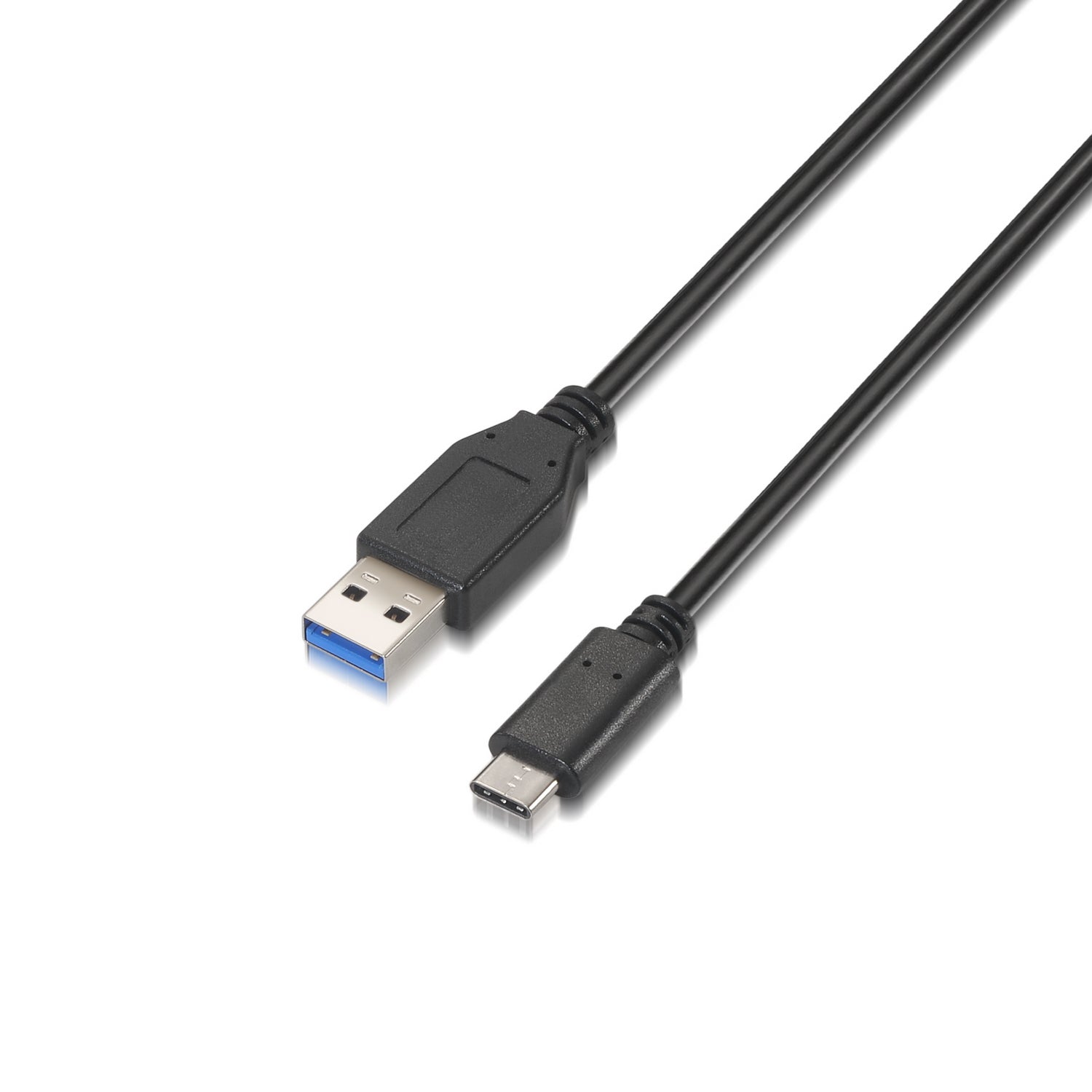 Câble USB-C vers USB Aisens A107-0060 Noir 1 m