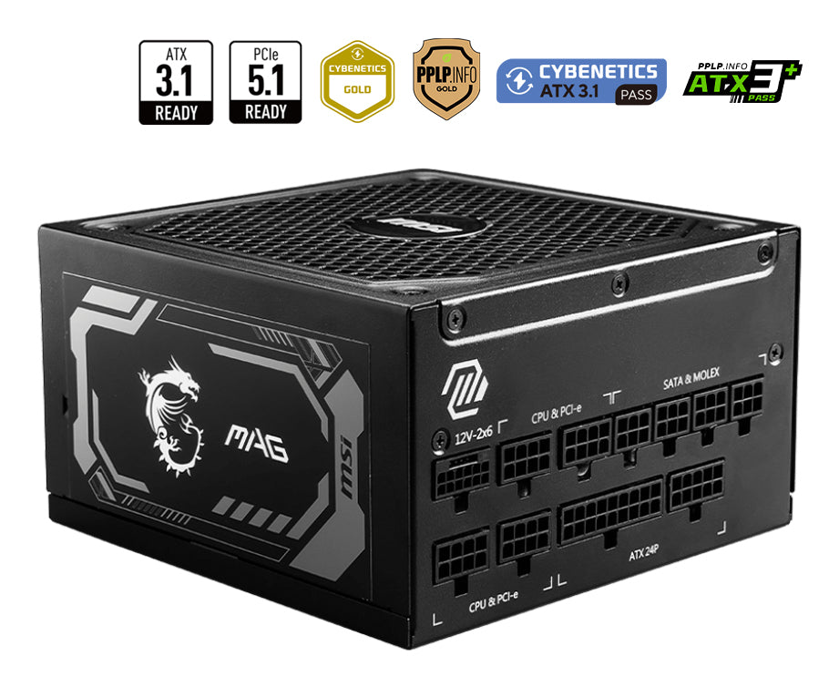 ATX 1250W - 80+ Gold - MAG A1250GL PCIE5 Noir#