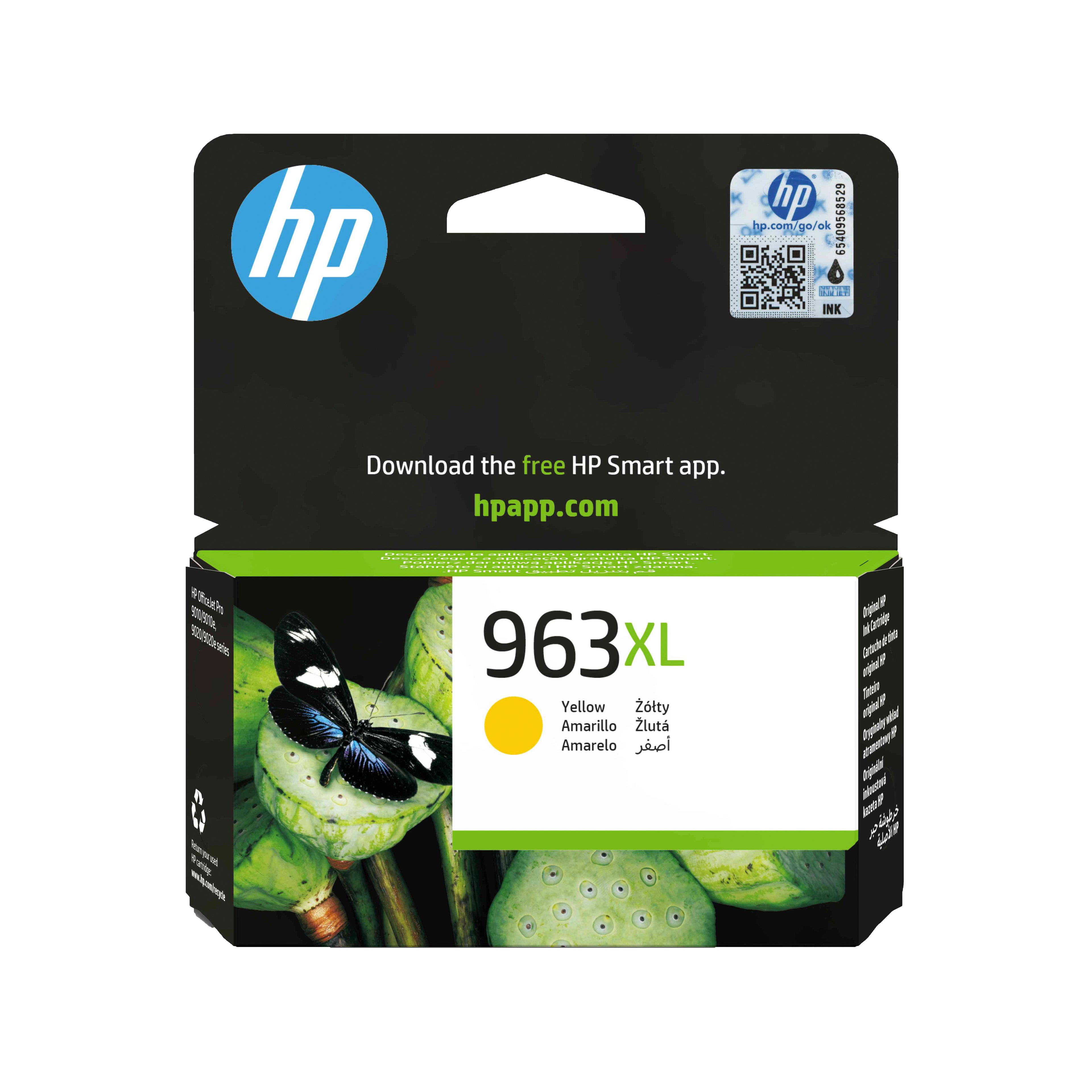 HP 963XL Cartouche jaune auth gde capa