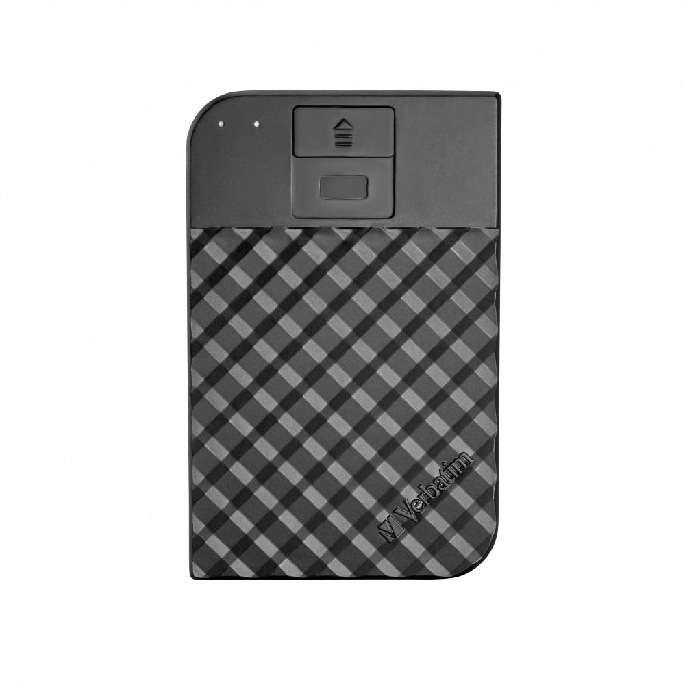 Verbatim Fingerprint Secure - Disque dur - chiffré - 2 To - externe (portable) - USB 3.1 Gen 1 (USB-C connecteur) - AES 256 bits