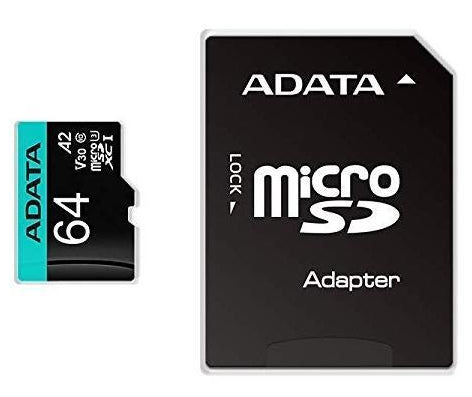Carte Micro SD Adata AUSDX64GUI3V30SA2 64 GB