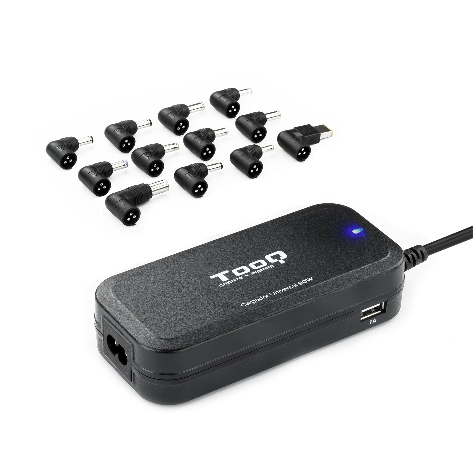 Chargeur universel TooQ 90W - 12 embouts
