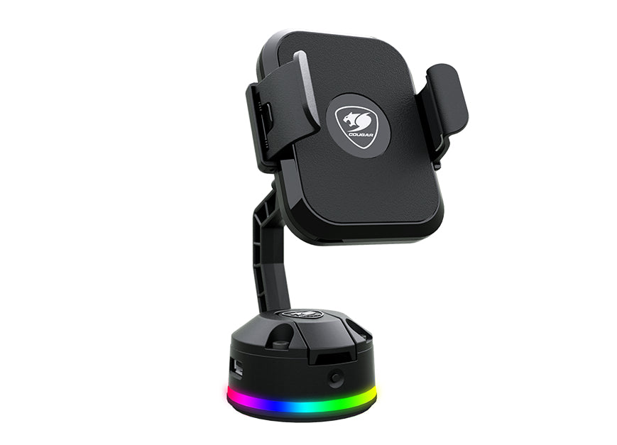 Support de téléphone à ventouse Cougar Bunker M RGB (Noir)