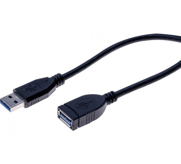 Rallonge éco USB 3.0 type A / A noire - 1 M