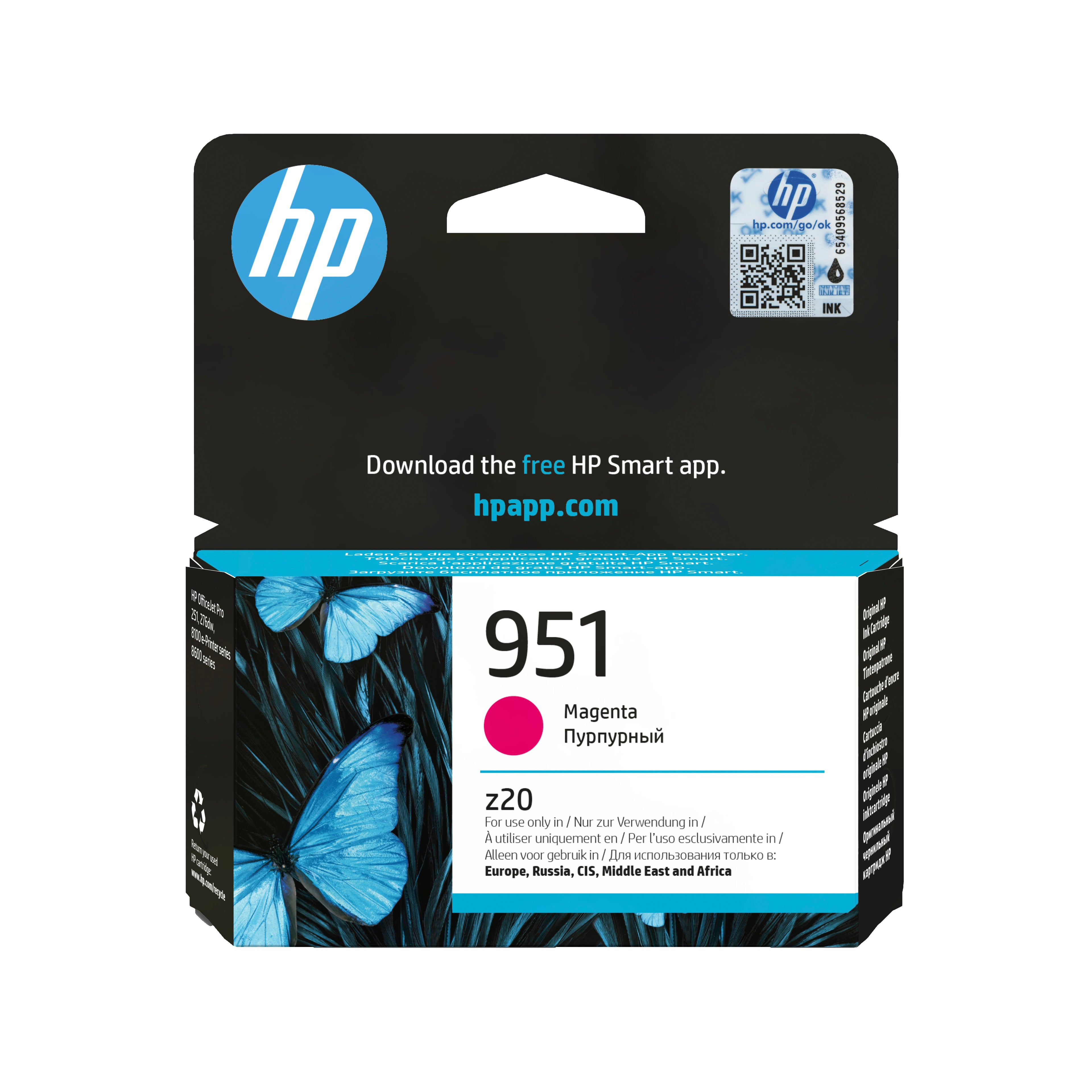 Cartouche d'encre originale HP 951 Magenta