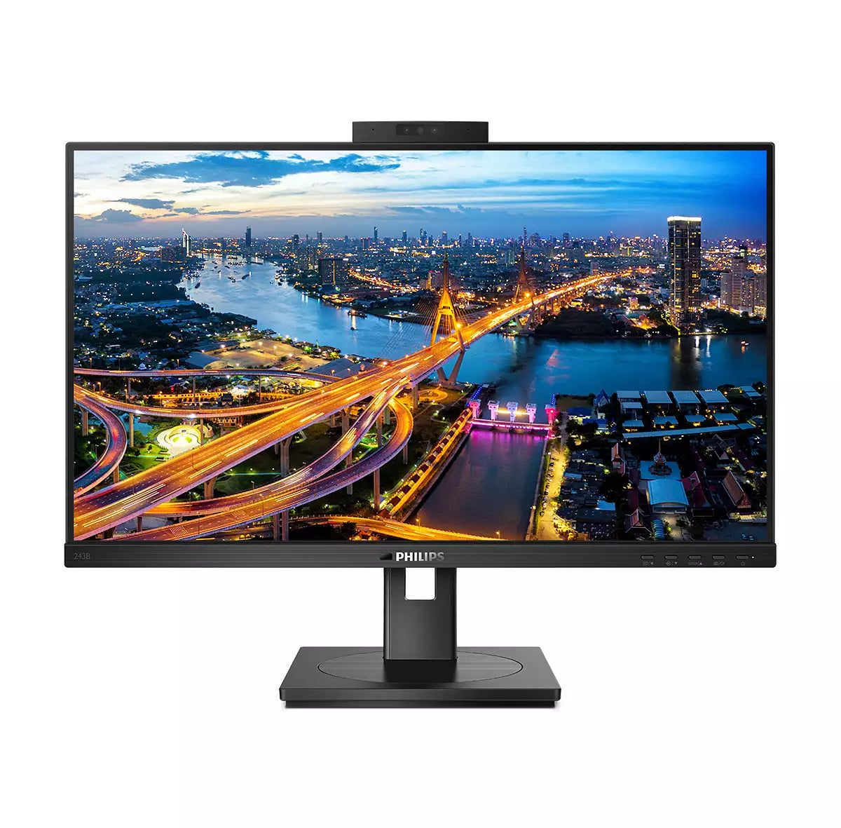 Philips B Line 243B1JH - Écran LED - 24" (23.8" visualisable) - 1920 x 1080 Full HD (1080p) @ 75 Hz - IPS - 250 cd/m² - 1000:1 - 4 ms - HDMI, DisplayPort, USB-C - haut-parleurs - texture noire