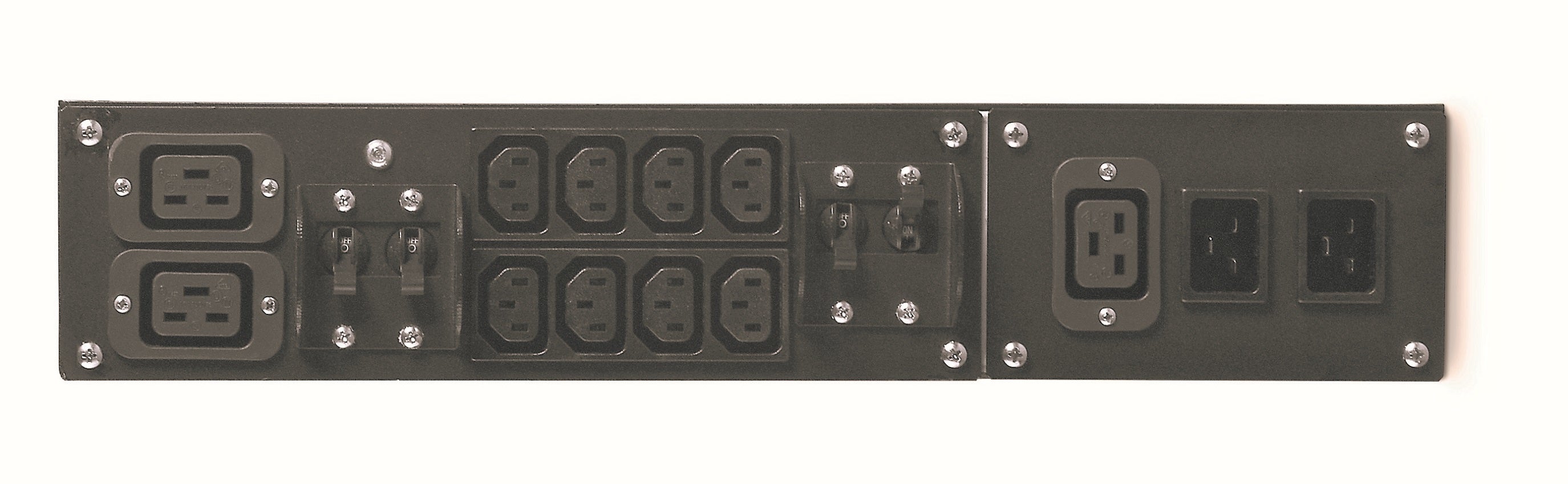 APC Panneau de contournement de service - Bypass switch (rack-montable) - CA 230 V - connecteurs de sortie : 10 - 2U - 19" - noir - pour InfraStruXure Type A 4-12; Smart-UPS 3000, 3000R3IBX120, 3000RM X-93, 5000
