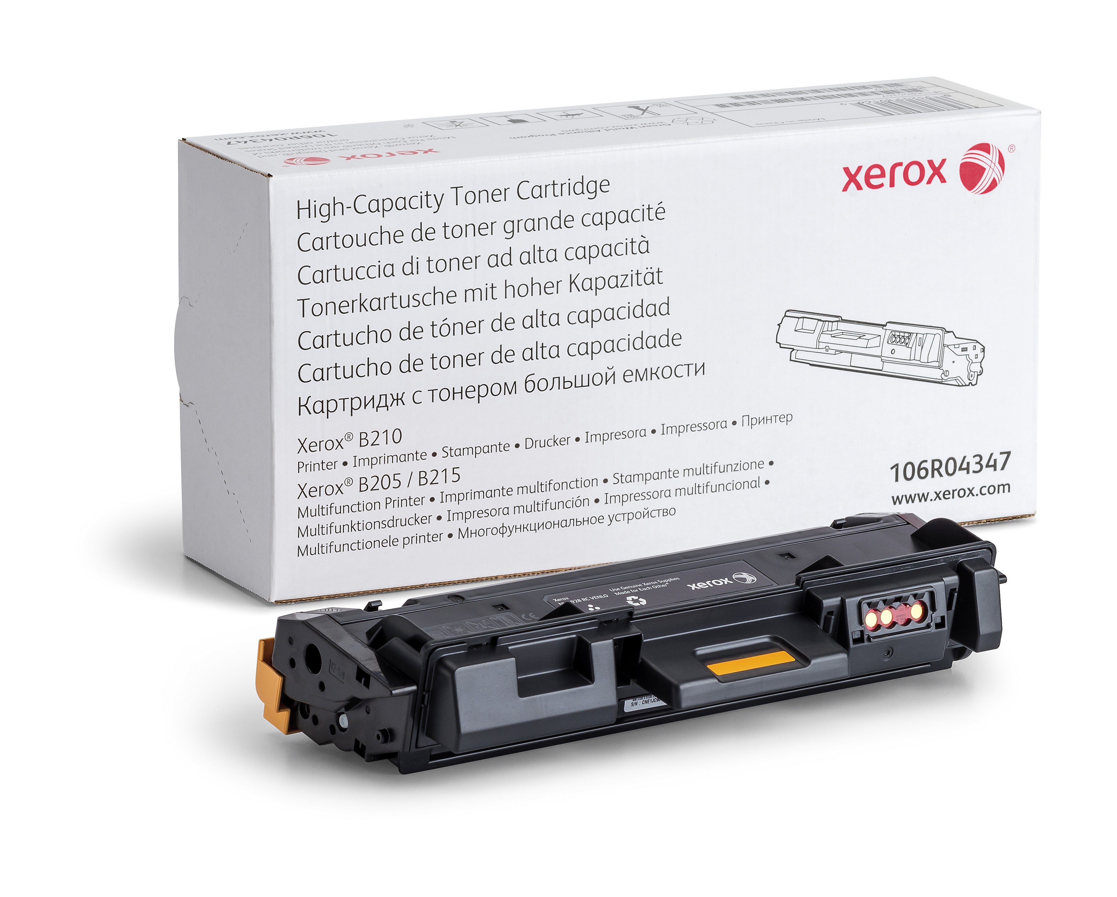 Xerox B215 - Haute capacité - noir - original - cartouche de toner - pour Xerox B205V/NI, B210/DNI, B210V/DNI, B215V/DNI